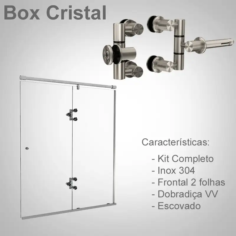 Frontal 2 Folhas Escovado